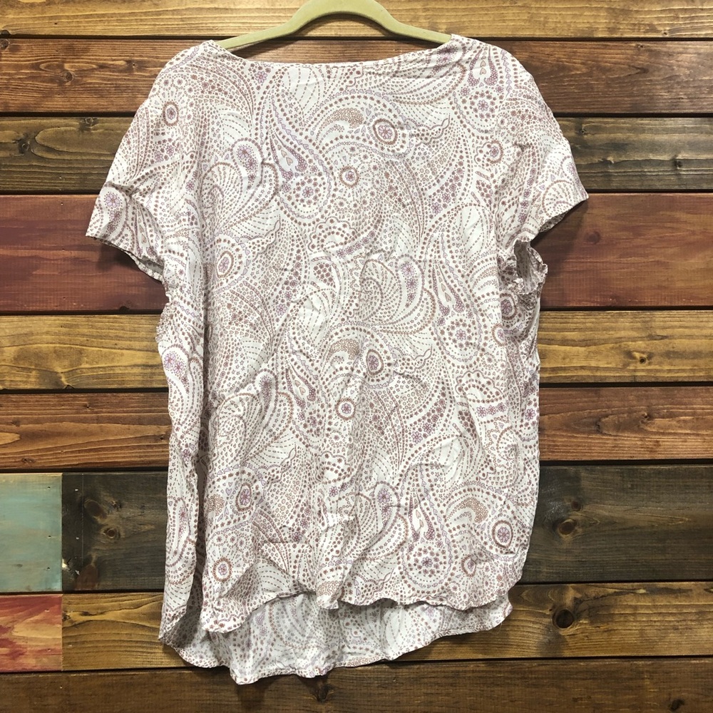 H&M Pale Paisley Blouse